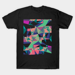 Geometric triangle pattern abstract T-Shirt